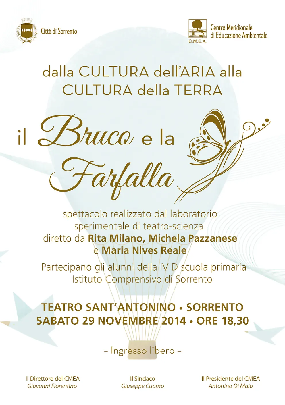 Il Bruco e al Farfalla - Dalla cultura dell'Aria alla cultura della Terra